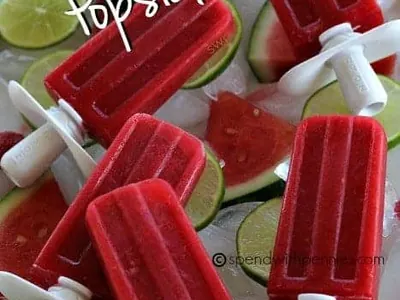 Melon Berry Popsicles