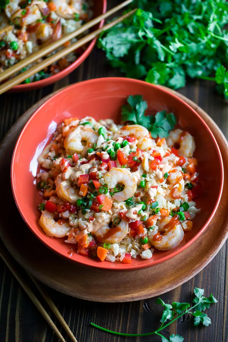 Shrimp Cauliflower Fried Rice