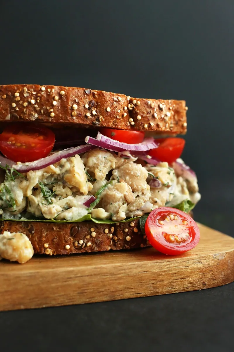 Chickpea Sunflower Sandwich