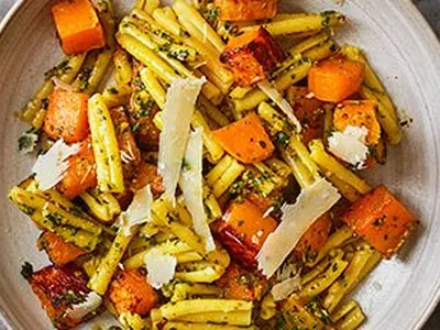 Squash Pesto Pasta