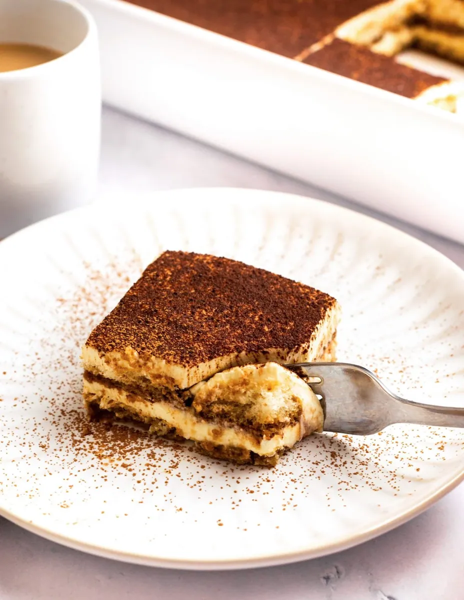 Classic Tiramisu with heavy cream