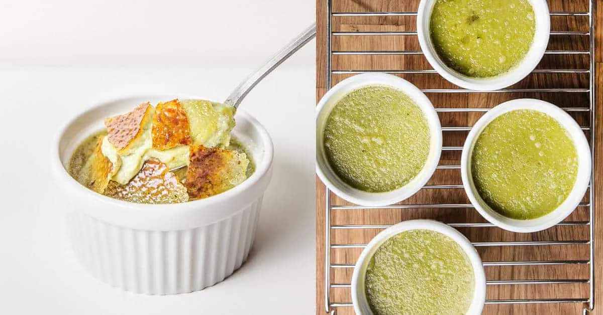 Green Tea Creme Brulee