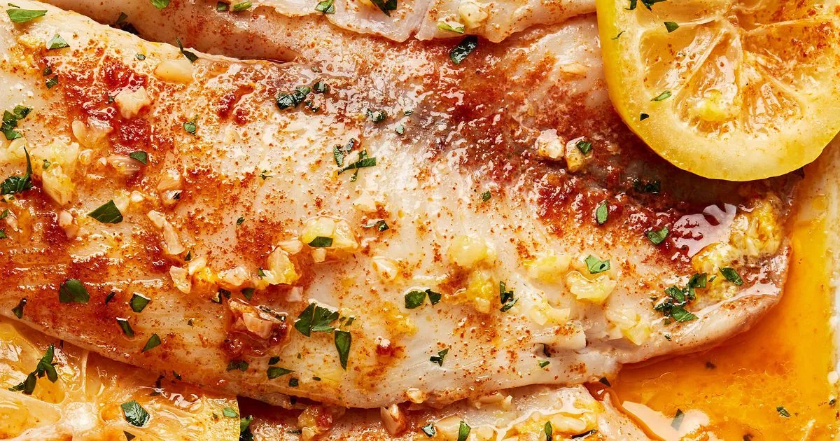 Garlic Lemon Baked Tilapia