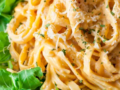 Sweet Potato Alfredo