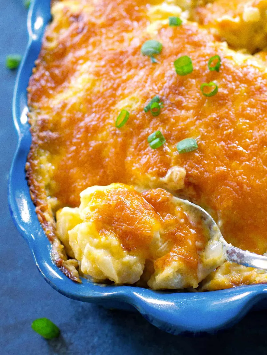 Cauliflower Cheddar Gratin
