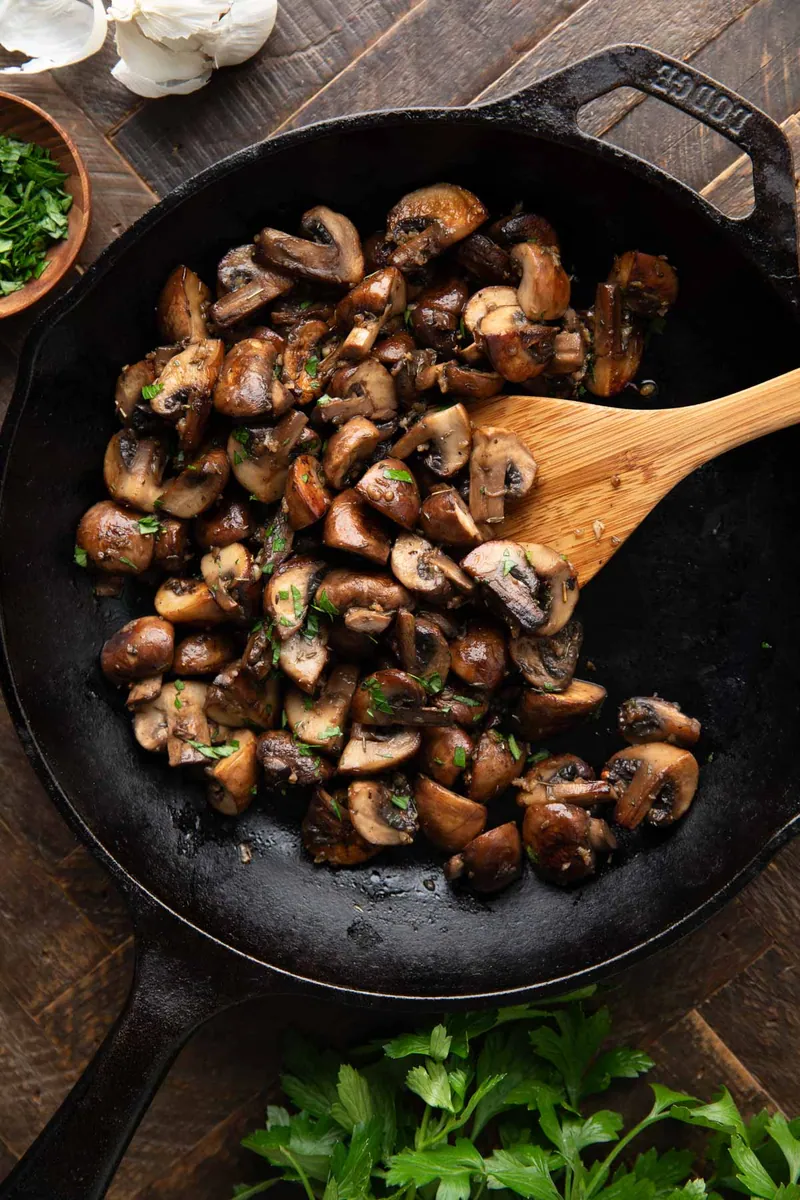 Garlic Butter Mushrooms (4 servings)