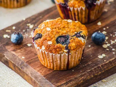 Blueberry Oatmeal Muffins