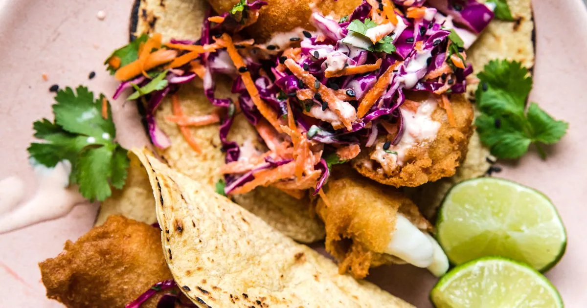 Beer-Battered Fish Tacos