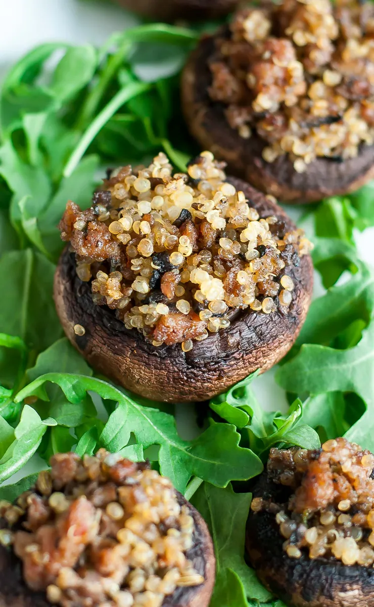 Italian Sausage Stuffed Mushrooms