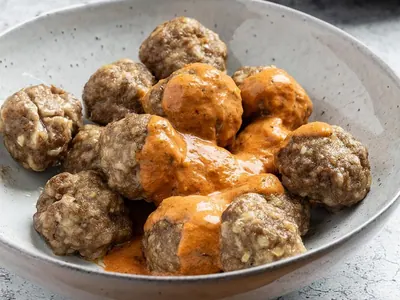 Creamy Tomato Meatballs