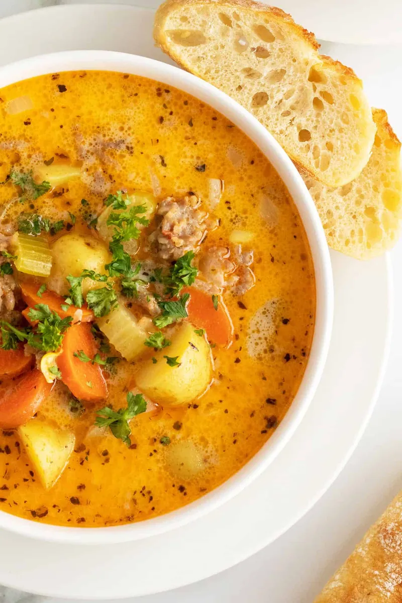 Creamy Sausage Potato Soup
