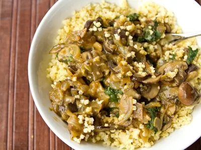 Millet Mushroom Kale Bowl