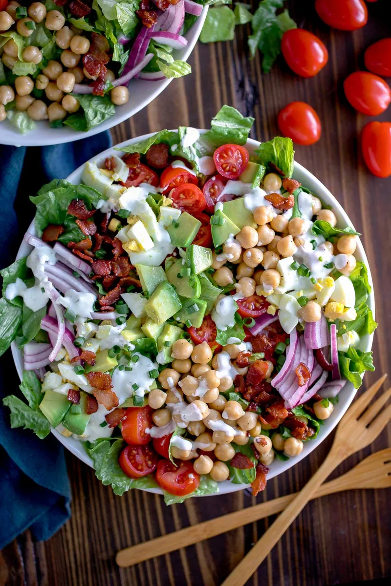 Chickpea Cobb Salad