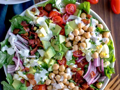 Chickpea Cobb Salad