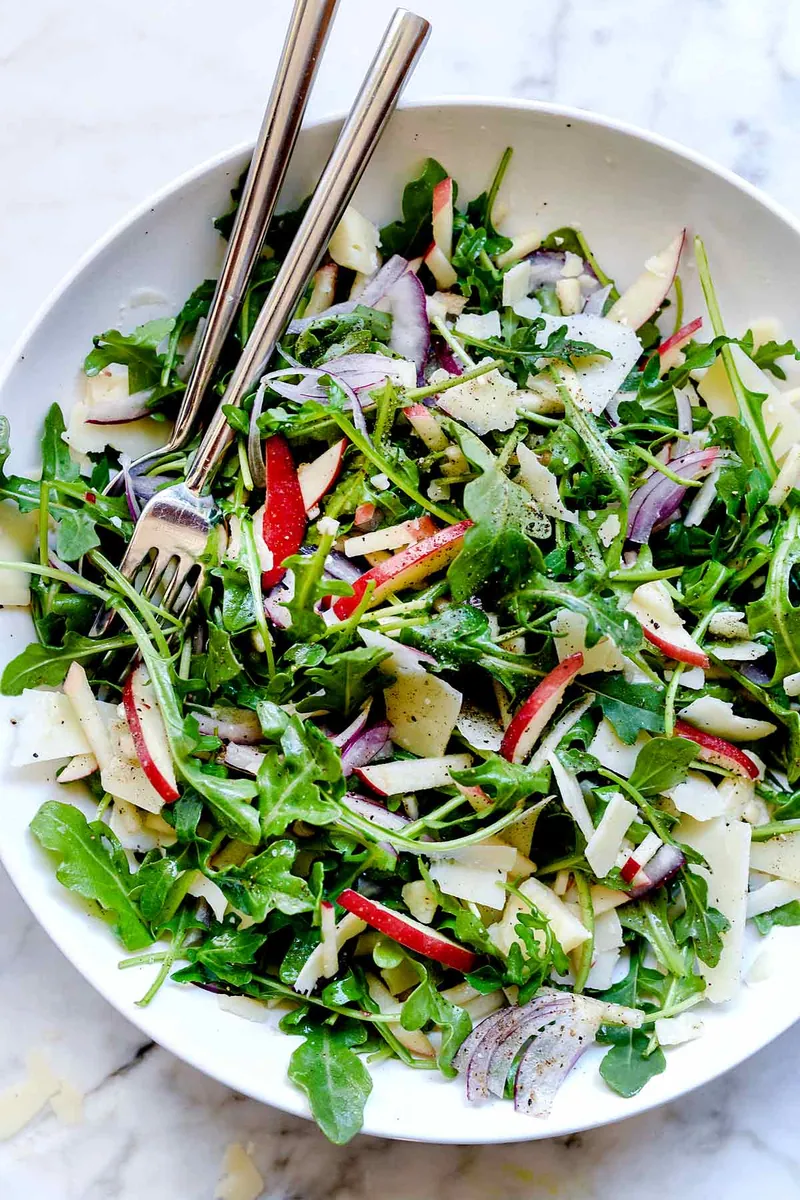 Arugula Apple Parmesan Salad