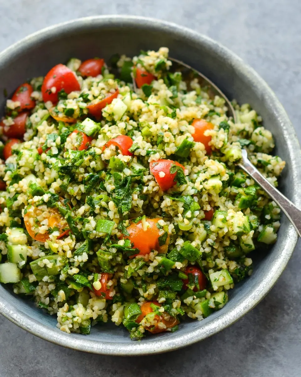 Bulgur Tabbouleh