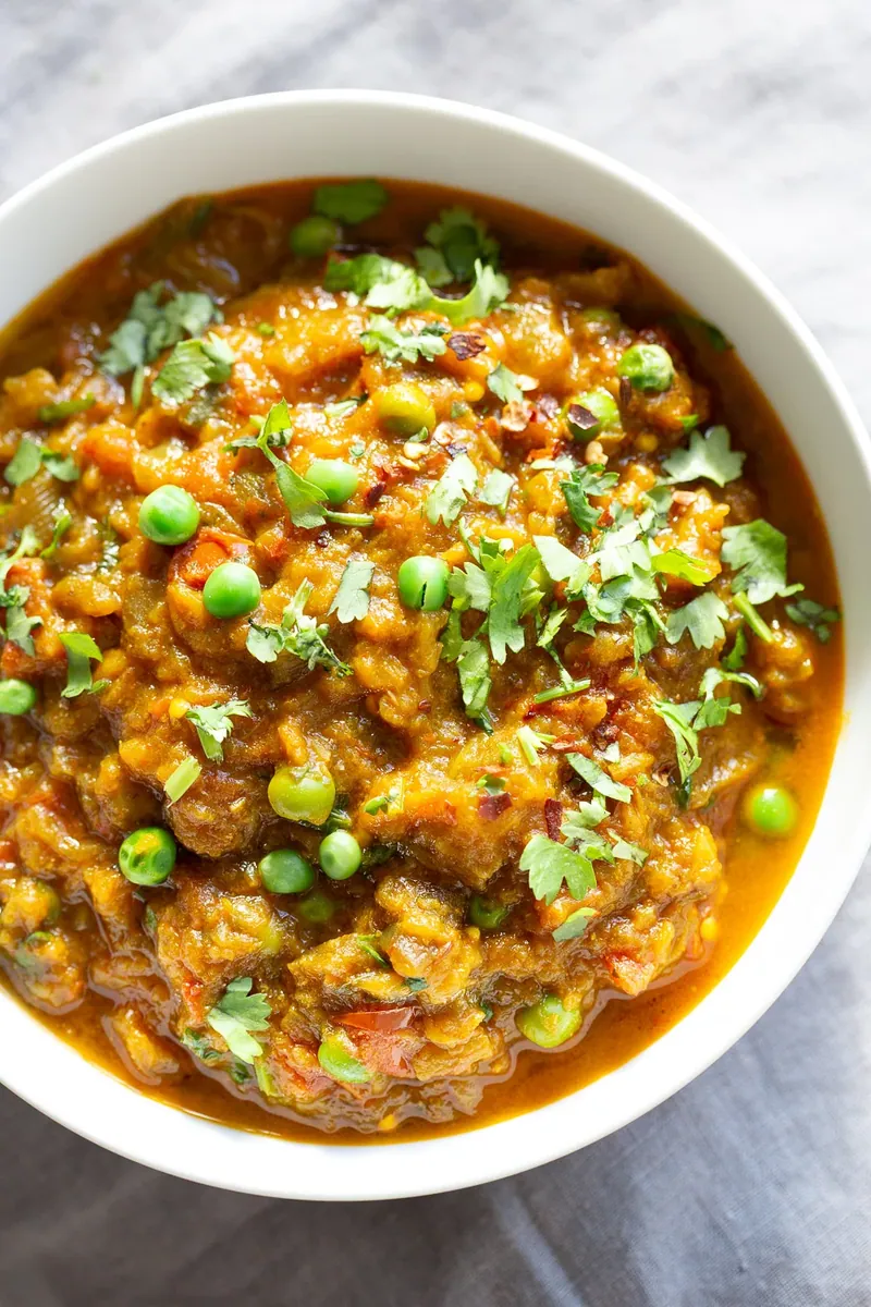 Instant Pot Mashed Eggplant