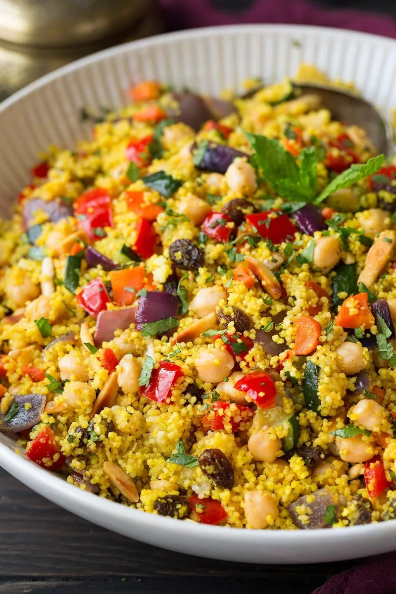 Moroccan Couscous with Vegetables