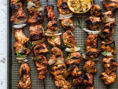 Moroccan Chicken Skewers