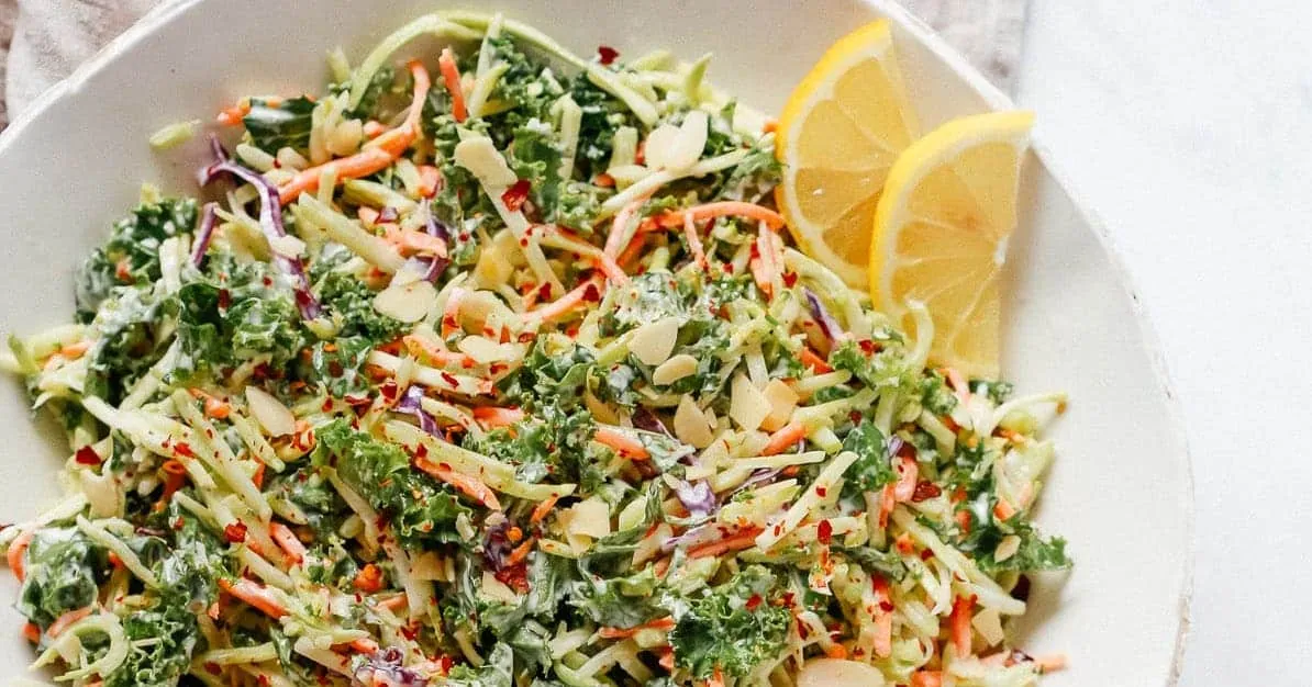 Broccoli Kale Slaw Salad