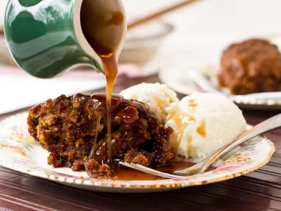 Sticky Toffee Pecan Pudding
