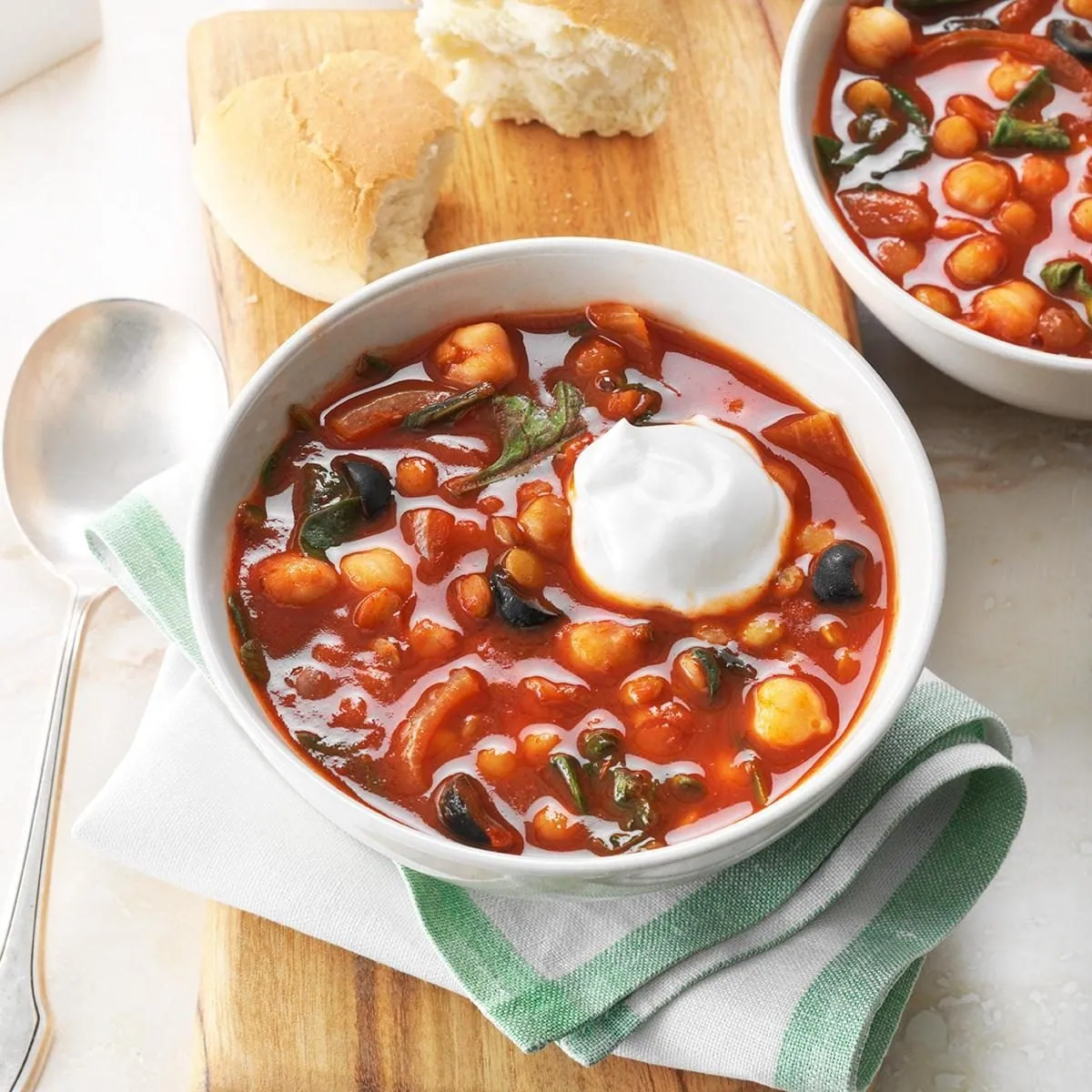Spicy Lentil Chickpea Stew