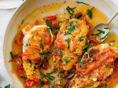 Chicken with Hot Cherry Peppers
