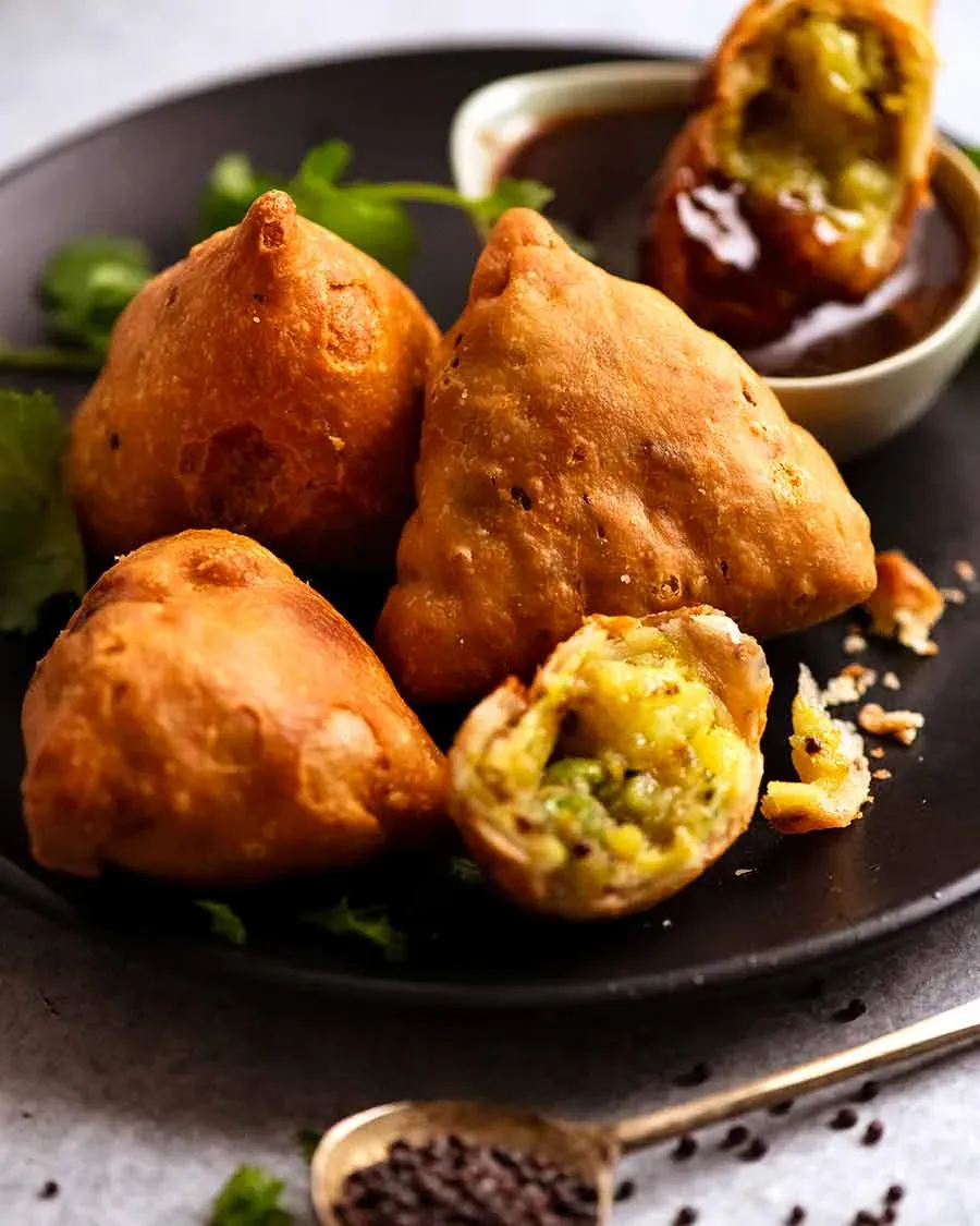 Potato and Pea Samosas