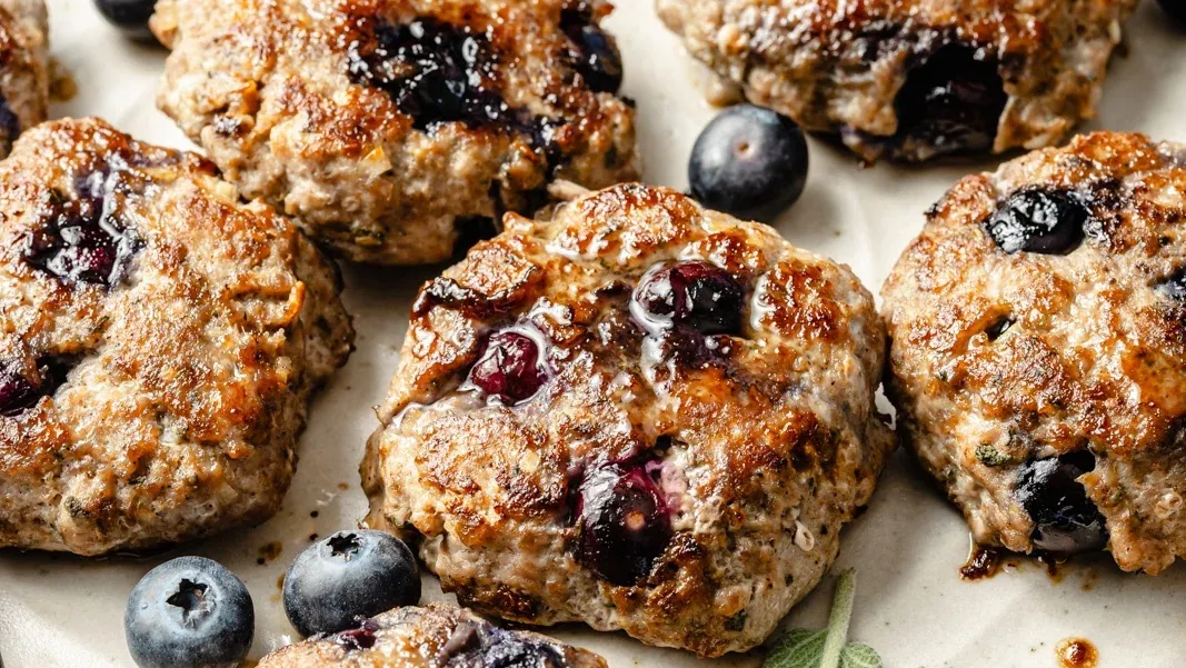 Blueberry Turkey Sausage Patties