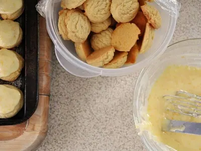 Soft Citrus Drop Cookies