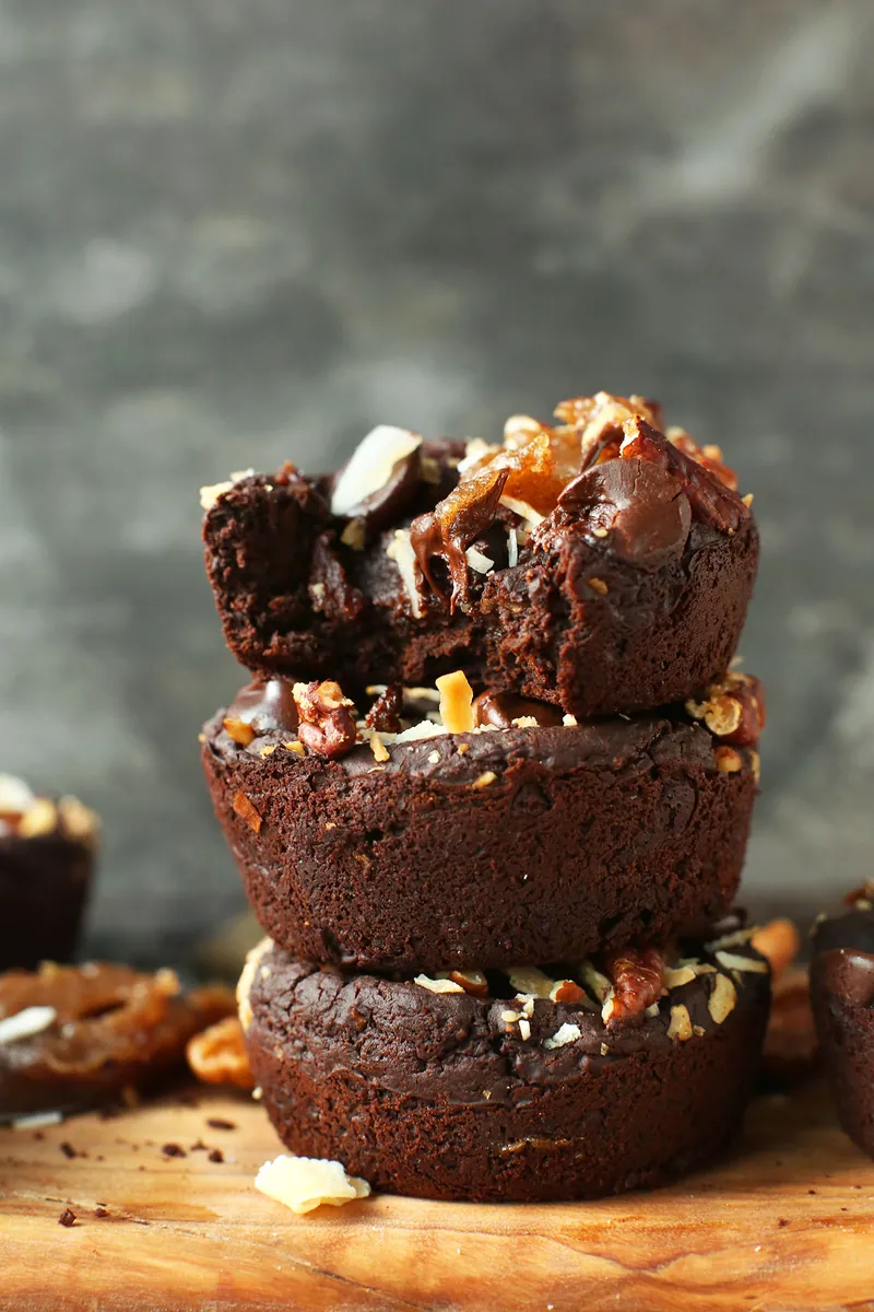 Black Bean Turtle Brownies
