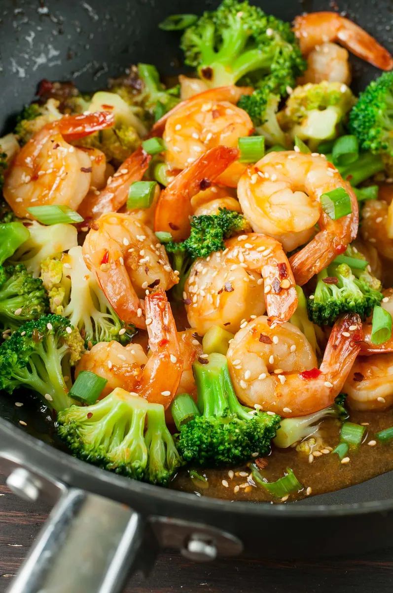 Szechuan Shrimp Broccoli