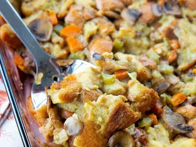 Oven-Baked Turkey Stuffing