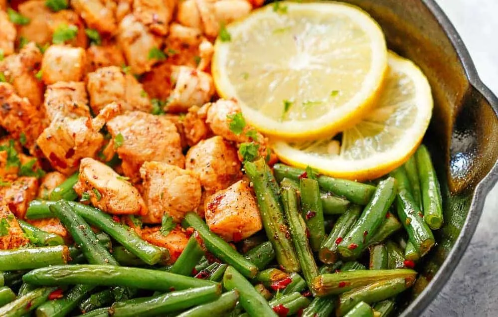 Spicy Green Bean Chicken Skillet