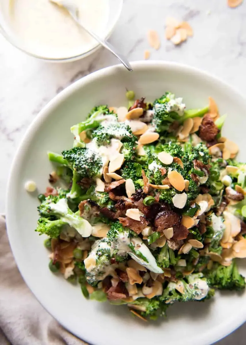 Broccoli Salad with Sour Cream