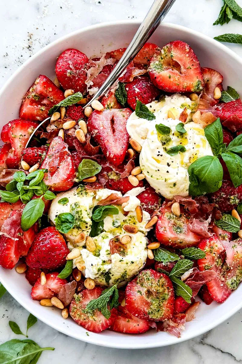 Strawberry Burrata Salad