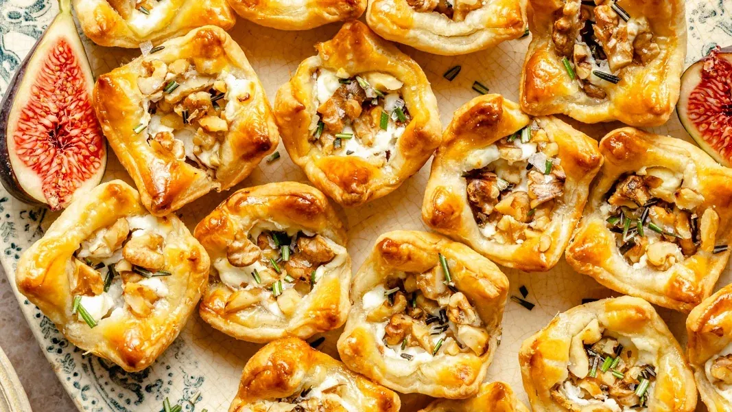 Fig and Goat Cheese Pastry Bites