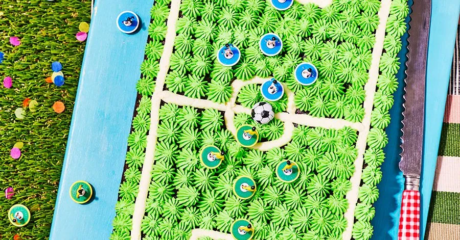 Football Pitch Cake