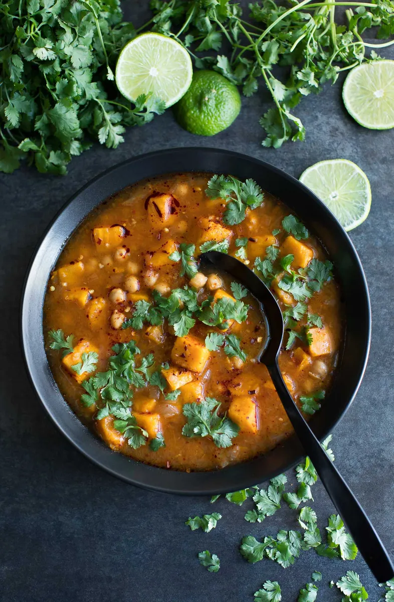 Moroccan Sweet Potato Soup