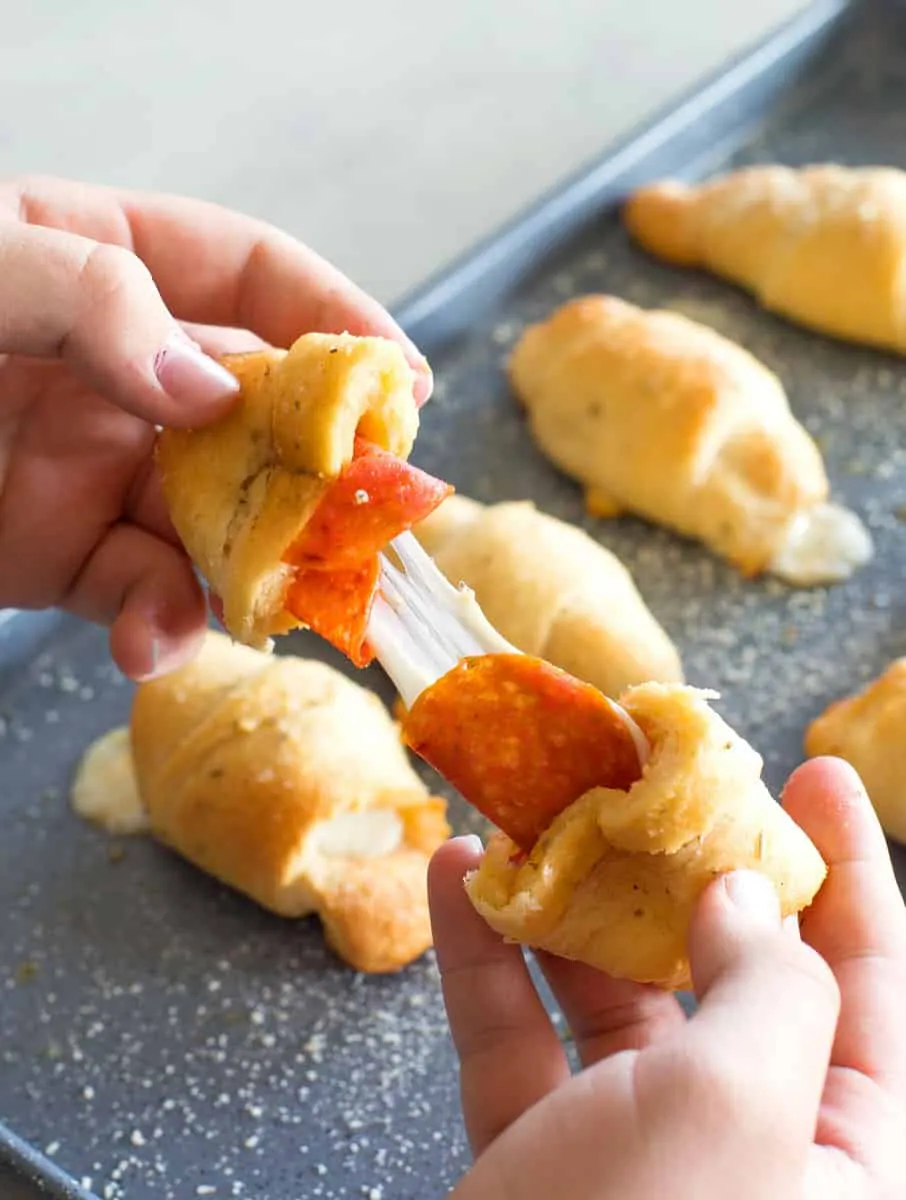 Pepperoni Cheese Roll Ups