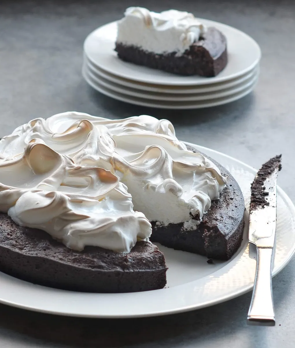 Flourless Chocolate Meringue Cake