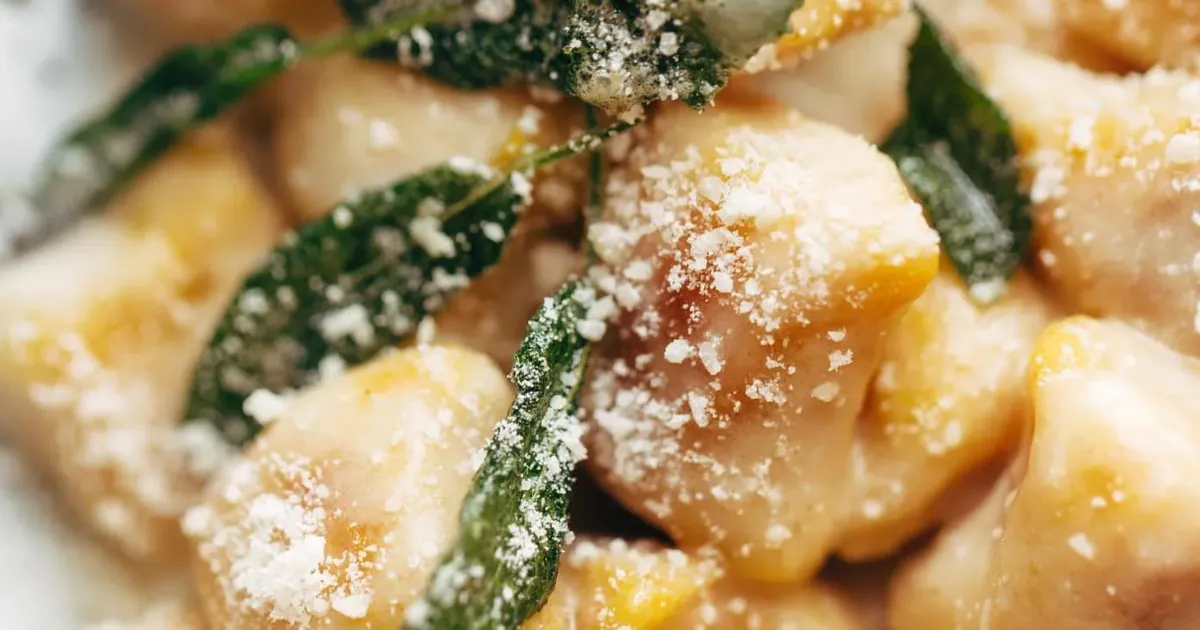 Pumpkin Gnocchi with Sage Butter