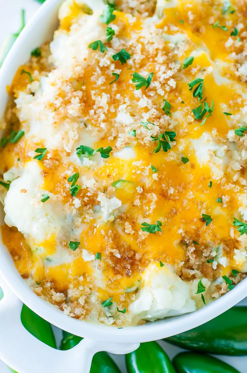 Cauliflower Jalapeño Casserole