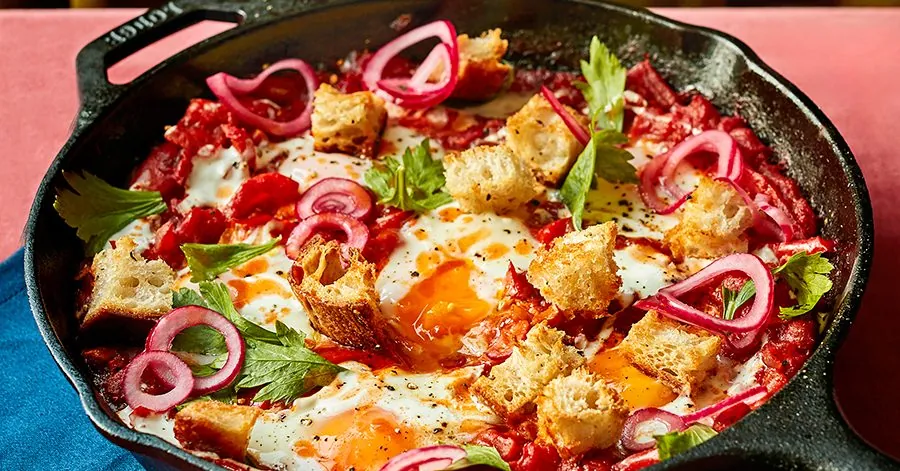 Spicy Bloody Mary Eggs