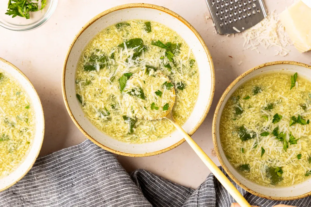 Stracciatella Soup