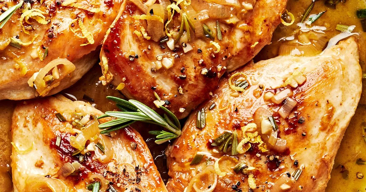 Rosemary Chicken with butter