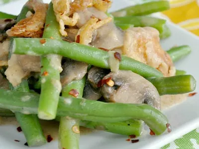 Healthy Green Bean Casserole