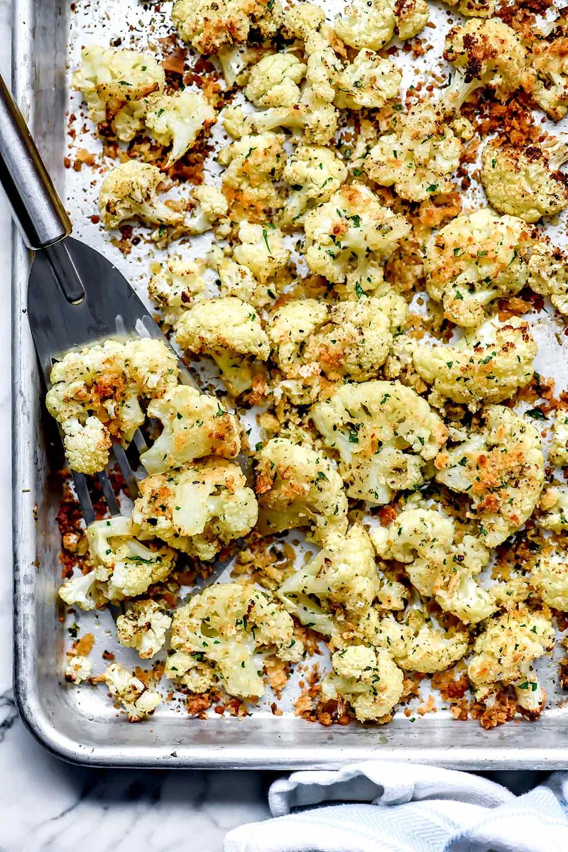 Crispy Parmesan Cauliflower