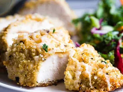 Quinoa Crusted Chicken