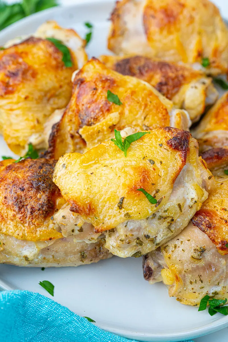 Garlic Herb Chicken Thighs